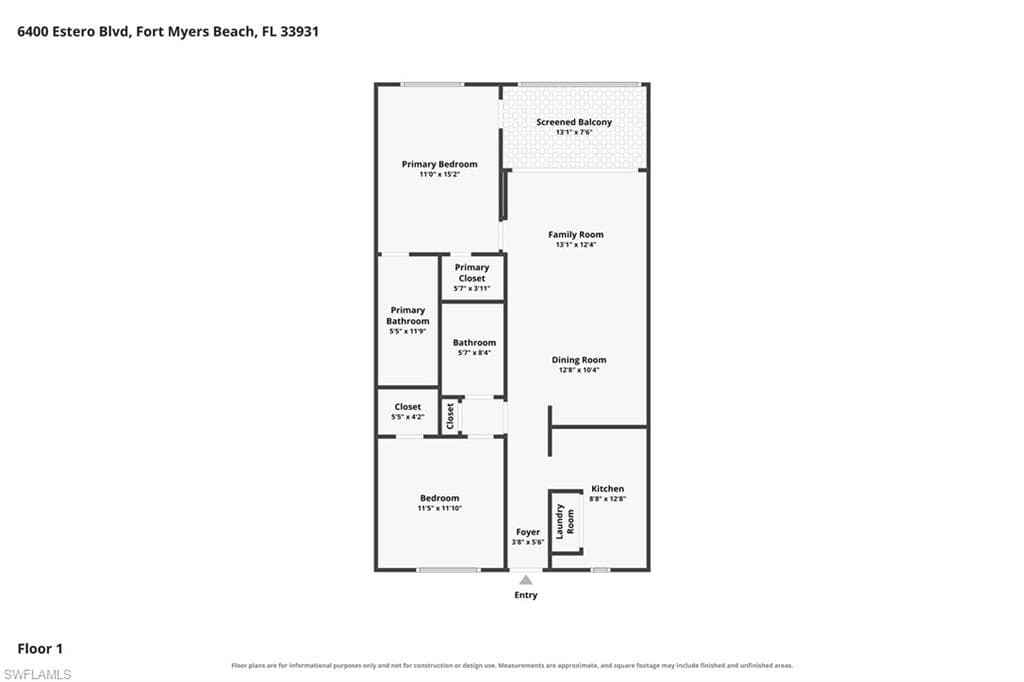 6400 Estero BLVD 603-6